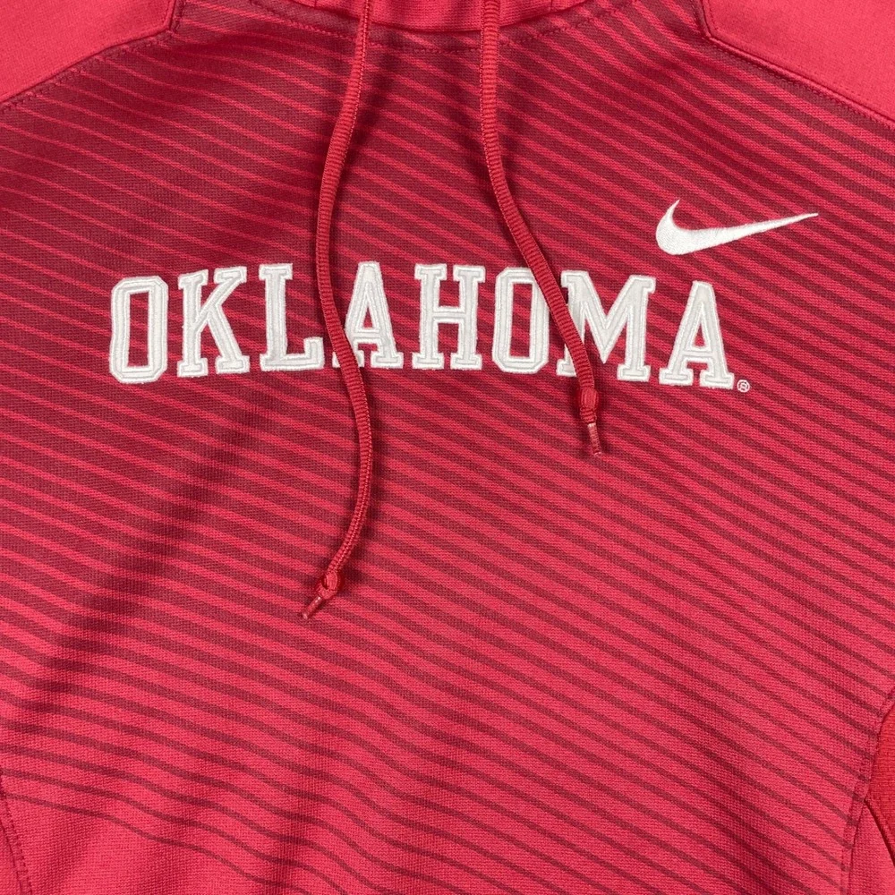 Nike Oklahoma Sooners Hoodie Mens XXL Red Nike Therma-FIT Elite NCAA Athletic